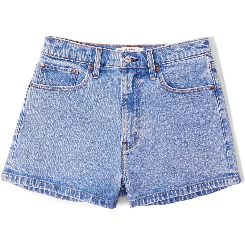 ABERCROMBIE & FITCH The Mom Short High Rise Curve Love